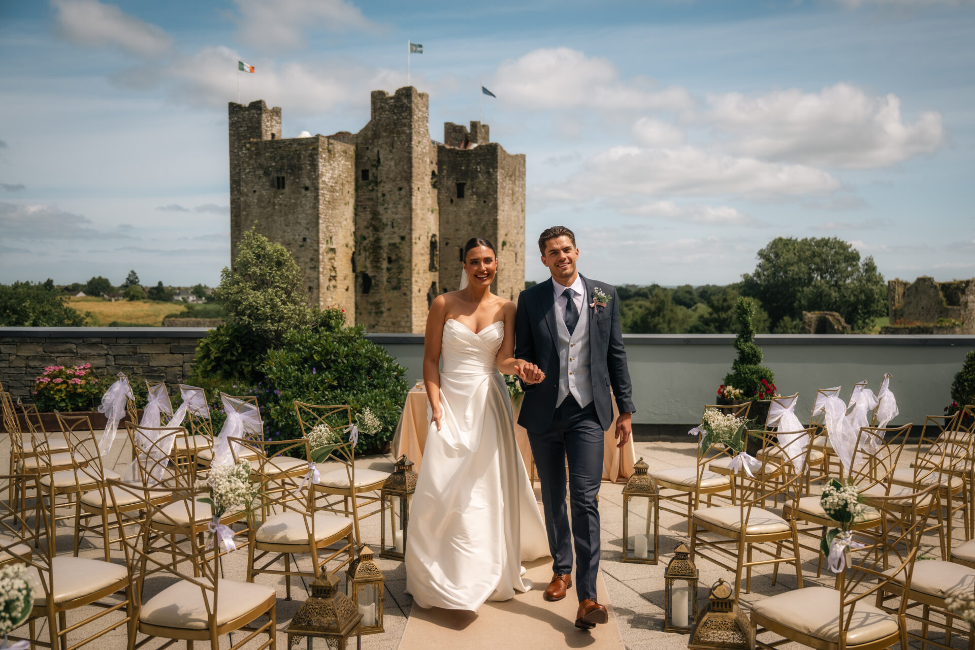 Trim Castle hotel wedding photography