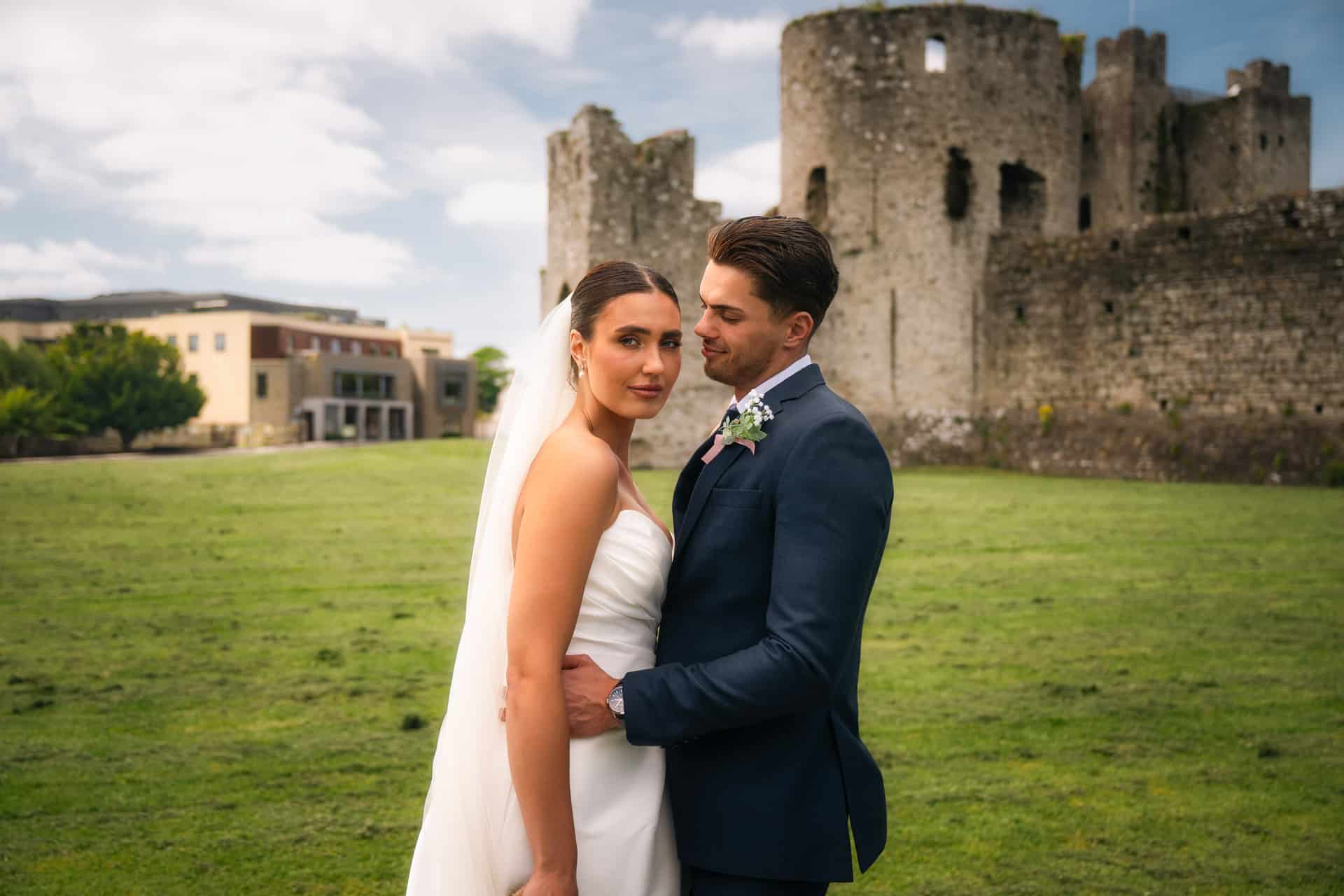Trim Castle hotel wedding photography