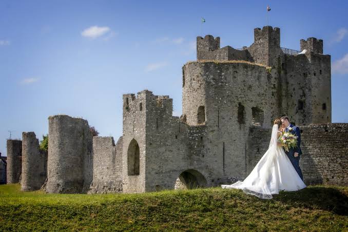 Trim Castle hotel wedding photography